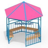 Беседка с лавками МАФ 4120 в Вологде