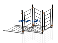 Спортивный комплекс воркаут ВС-80 в Вологде Спортивный комплекс воркаут ВС-80 в Вологде