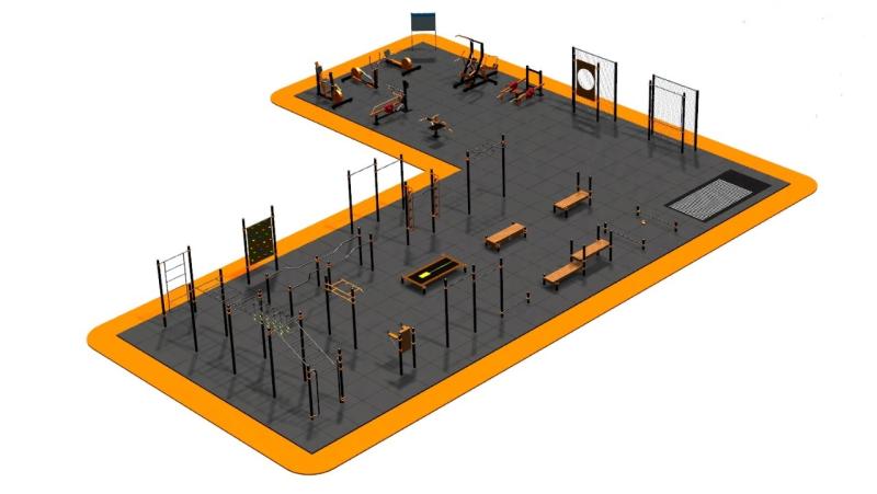 Дизайн проект спортплощадки Угловая в Вологде