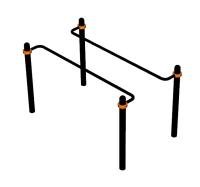 Спортивный комплекс воркаут ВС-180 в Вологде Спортивный комплекс воркаут ВС-180 в Вологде