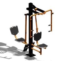 Уличный тренажер "Баттерфляй Жим ног" УТ347 в Вологде Уличный тренажер "Баттерфляй Жим ног" УТ347 в Вологде