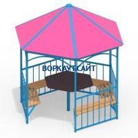 Беседка со столом и лавками МАФ 4121 в Вологде