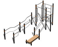 Спортивный комплекс воркаут ВС-194 в Вологде Спортивный комплекс воркаут ВС-194 в Вологде