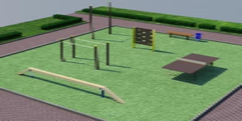 Проект спортплощадки мини спорт  в Вологде