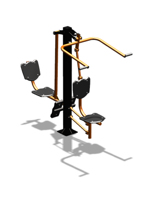 Уличный тренажер "Верхняя тяга Жим ногами" УТ322 в Вологде