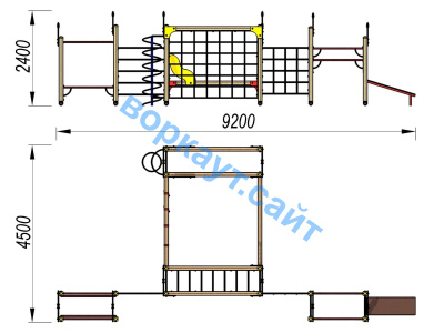 Детский спортивный комплекс ДСК 3102 в Вологде