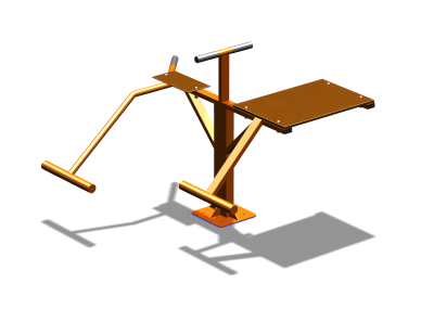 Уличный тренажер "Пресс Гиперэкстензия" УТ327 в Вологде