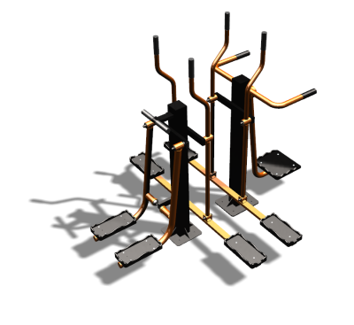 Уличный тренажер "Шпагат Маятник Лыжник двойной" УТ335 в Вологде