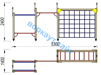 Детский спортивный комплекс Атлет ДСК 3106 в Вологде