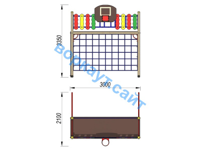 Детский спортивный комплекс ДСК 3101 в Вологде
