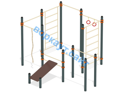 Спортивный комплекс воркаут ВС-47 в Вологде