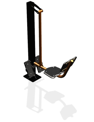 Уличный тренажер "Жим ногами одинарный" УТ 110 в Вологде Уличный тренажер "Жим ногами одинарный" УТ 110 в Вологде