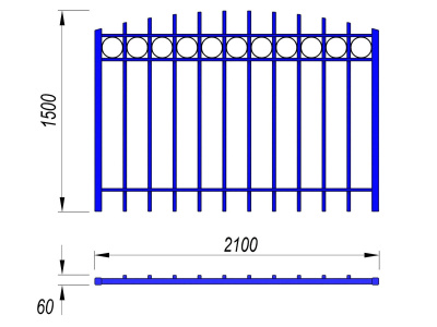 Ограждение спортивной площадки МАФ 5005 в Вологде