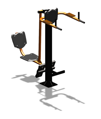 Уличный тренажер "Жим ногами Брусья Пресс" УТ329 в Вологде