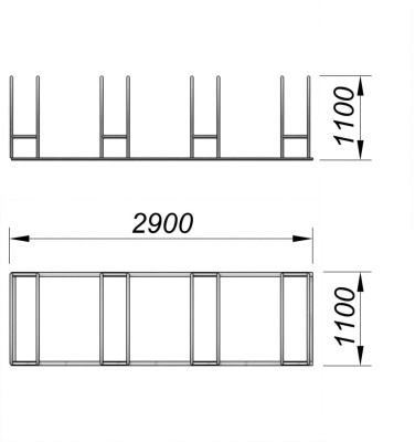 Велопарковка МАФ 6002 в Вологде