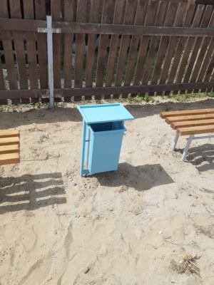 Урна с крышкой МАФ 1631 в Вологде