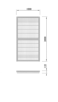 Калитка спортивной площадки МАФ 5105 в Вологде