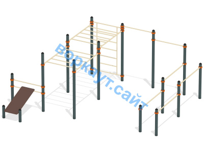 Спортивный комплекс воркаут ВС-50 в Вологде
