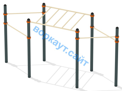 Турник разноуровневый с рукоходом ВС-26 в Вологде