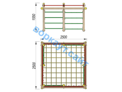 Детский спортивный комплекс ДСК 3109 в Вологде