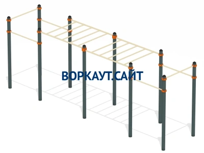 Воркаут рукоход с турниками ВС-23 в Вологде
