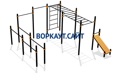 Спортивный комплекс воркаут ВС-109 в Вологде