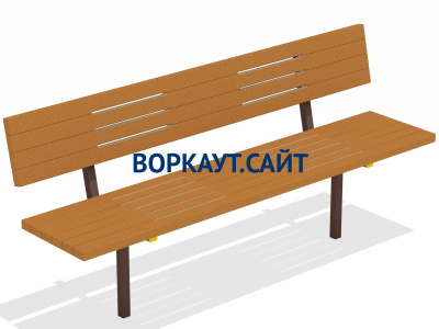 Диван уличный МАФ 1608 в Вологде