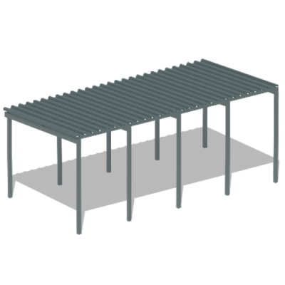 Теневой навес трибун МАФ 4130 в Вологде