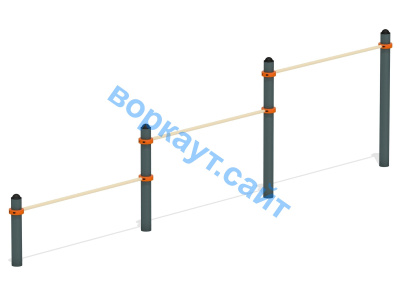 Каскад турников тройной ВС-6 в Вологде