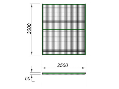 Ограждение спортивной площадки 2500х3000 МАФ 5103 в Вологде