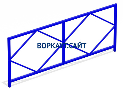 Ограждение площадки МАФ 5001 в Вологде