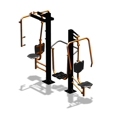 Уличный тренажер "Жим от себя Шагомер Баттерфляй" УТ303 в Вологде