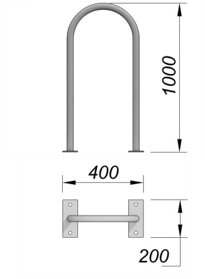 Велопарковка МАФ 6001 в Вологде
