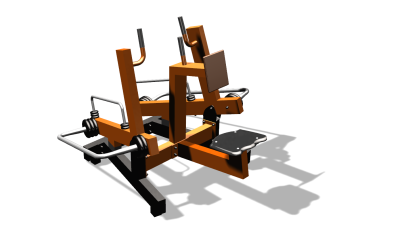 Силовой уличный тренажер  "Рычажная тяга"  УТ419 (тренажер находится на оптимизации у производства  и внешне может отличится от заявленной картинки в Вологде