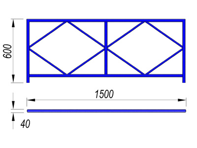 Ограждение площадки МАФ 5001 в Вологде