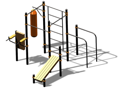 Спортивный комплекс воркаут ВС-93 в Вологде