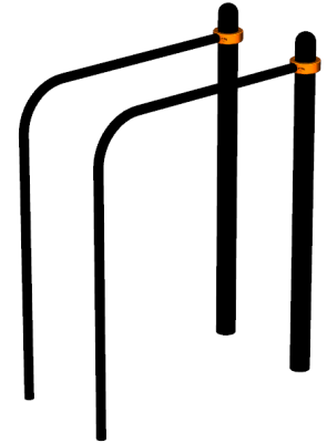 Воркаут брусья приставные ВС-39 в Вологде