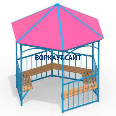 Беседка с лавками МАФ 4120 в Вологде