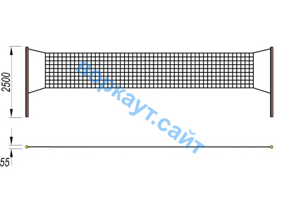 Волейбольные стойки СИО 3515 в Вологде