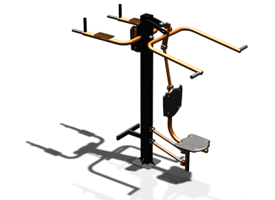 Уличный тренажер "Верхняя тяга Брусья Пресс" УТ339 в Вологде
