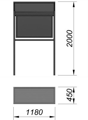 Информационный стенд МАФ 6006 в Вологде